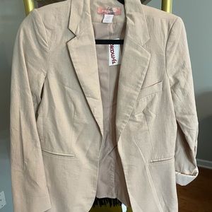 Cream blazer